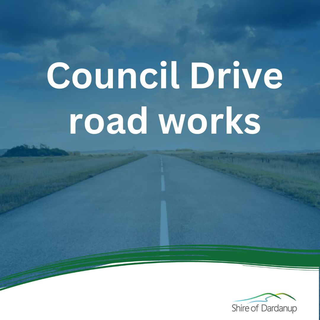 Council Drive road works on Wednesday, 1 May