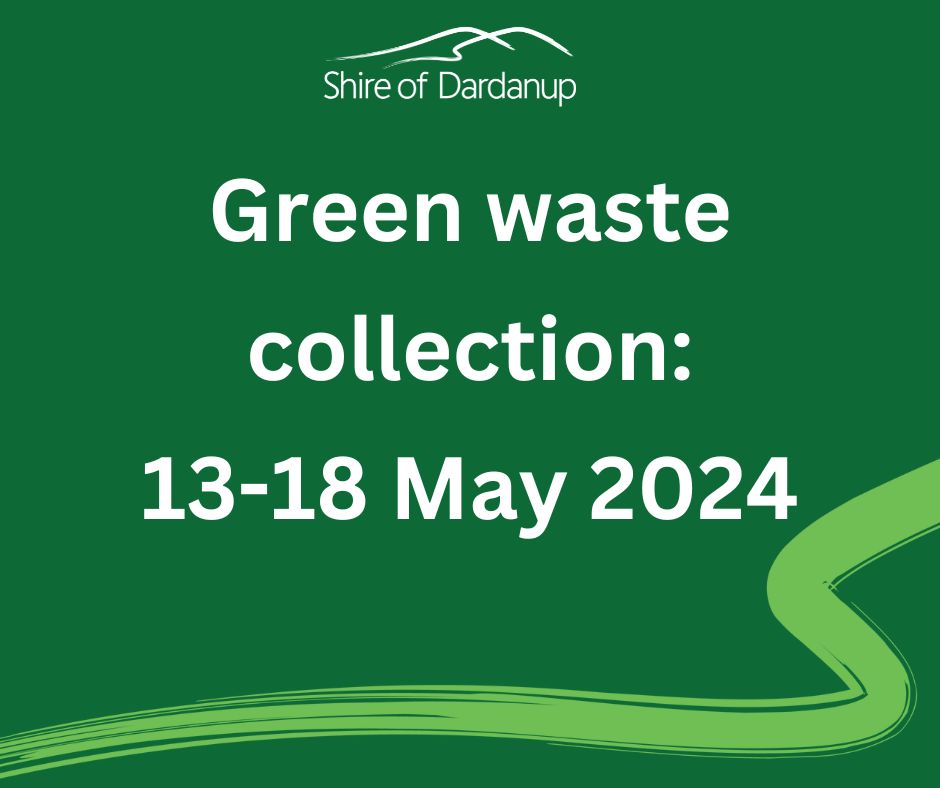 Get ready for green waste collection from 13-18 May