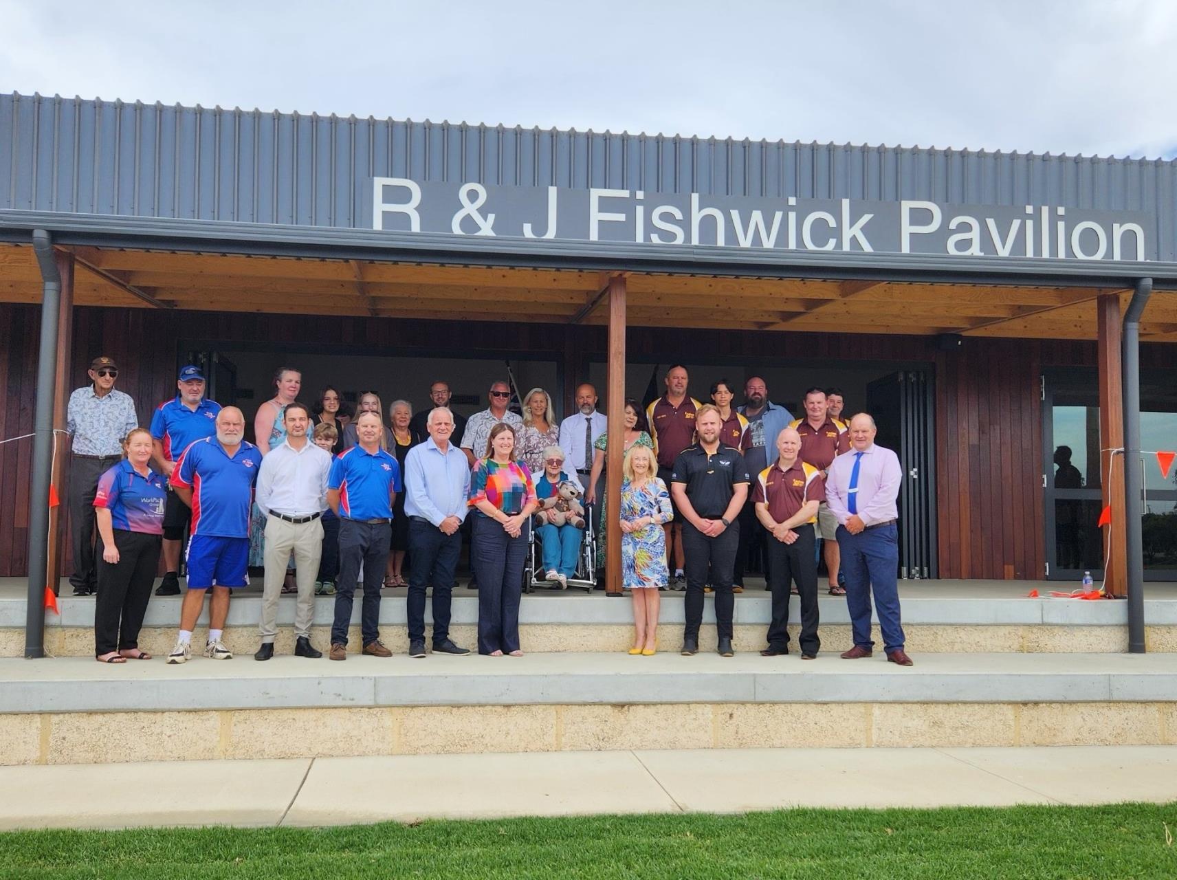 The new $2.1 million R & J Fishwick Pavilion was officially opened today.