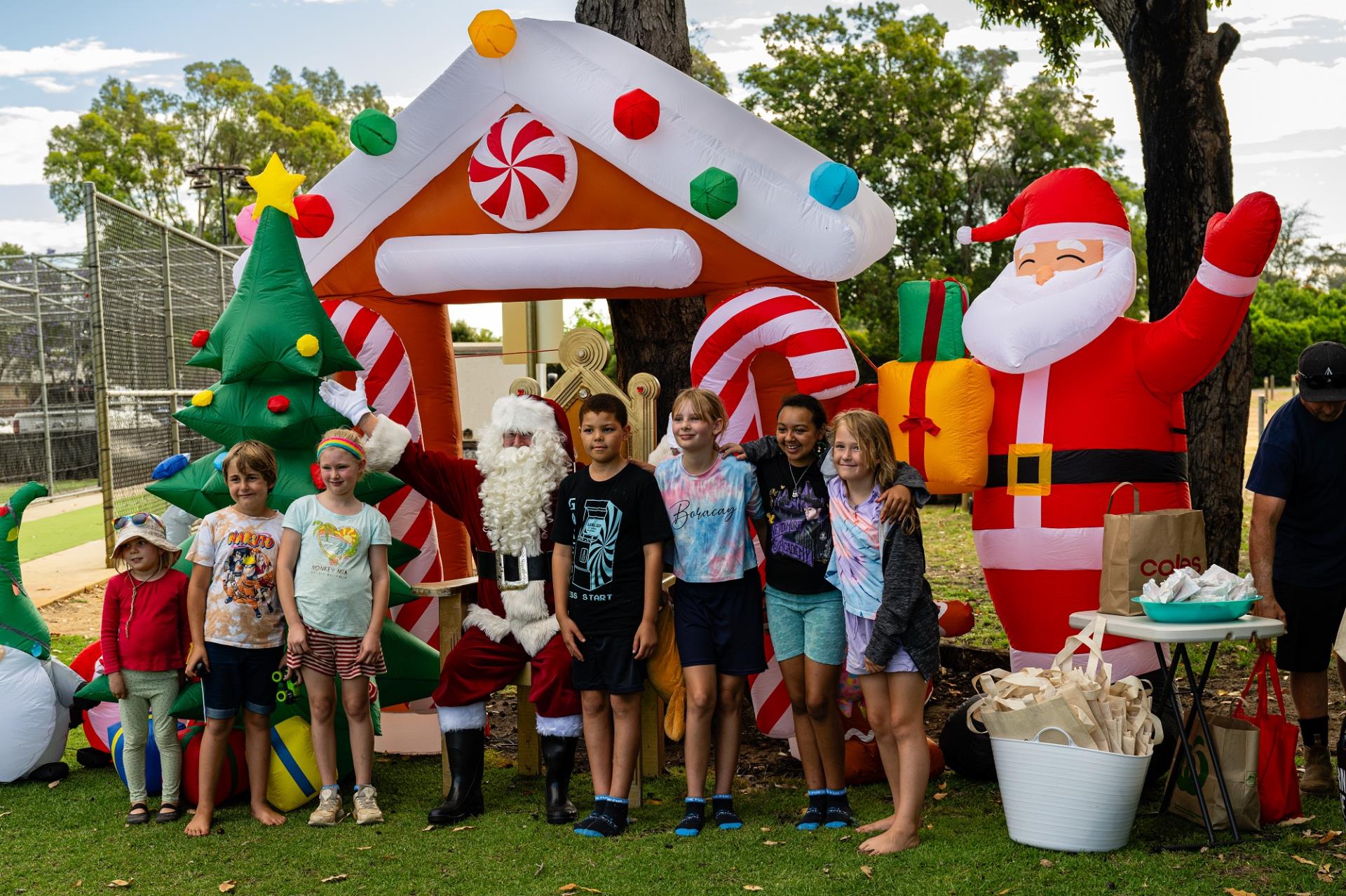 Christmas event transforms Burekup Oval into festival wonderland