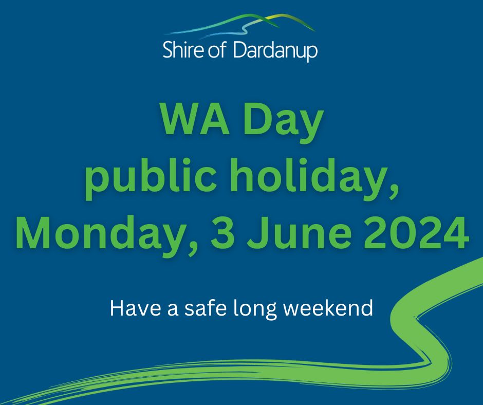 WA Day public holiday hours for the Shire